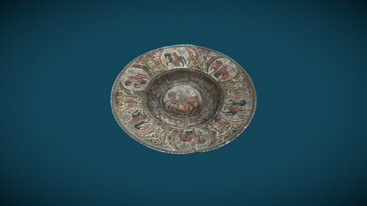 Piatto dell'Incoronazione di Ferdinando III 3D Model