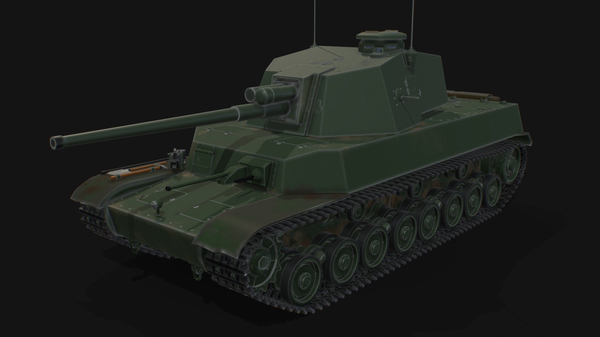 Type 5 Chi-Ri - 3D model by Blue3D (@Blueberry12) [00dcb25] - Sketchfab