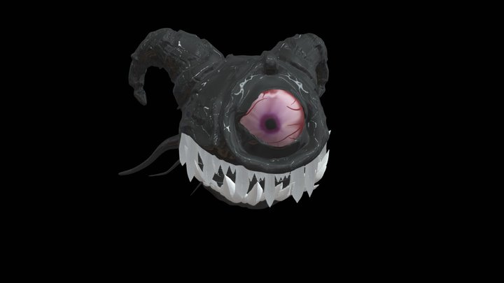 eye monster demon 3D Model