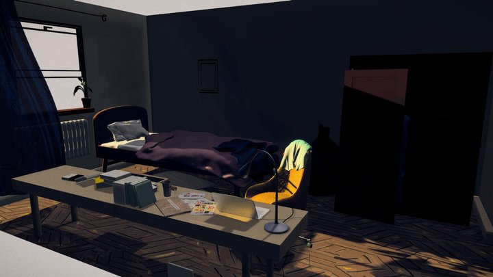 Her Room 3D Model