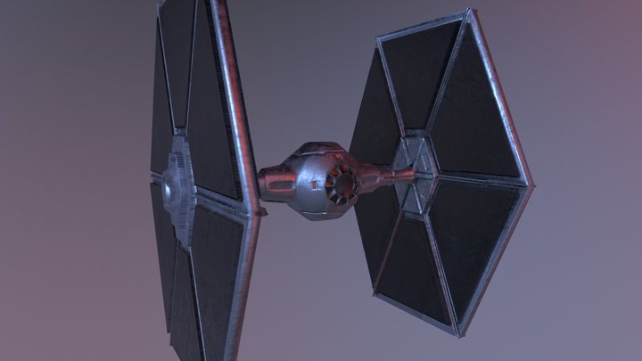 Tie Fighter 3D Model