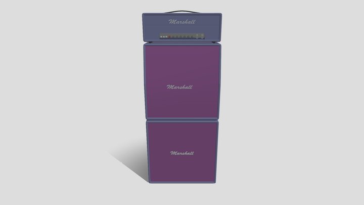 Marshall Stack 3D Model
