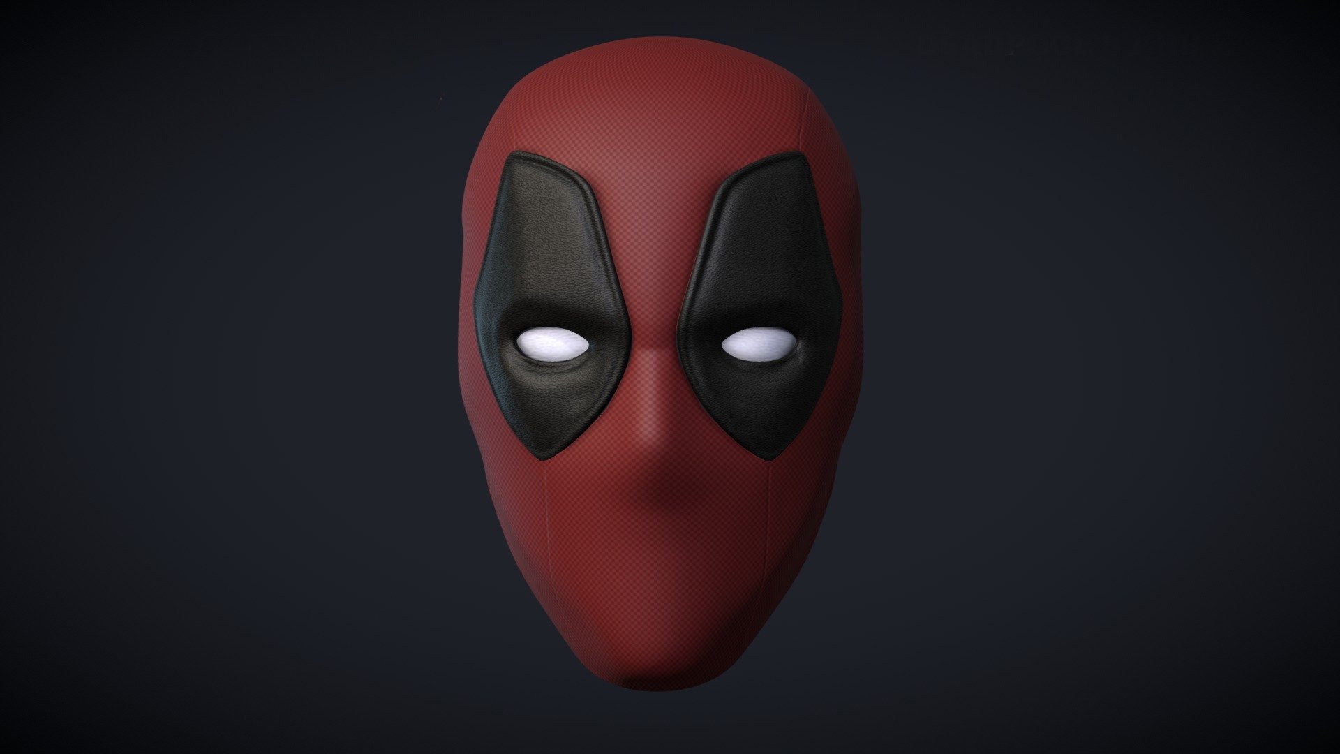 Deadpool Full Face Shell — Sketchfab embed 3D viewer