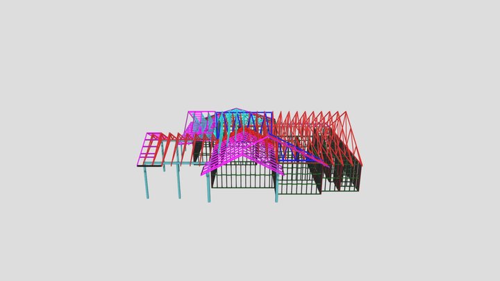New Office Truss 3D 3D Model