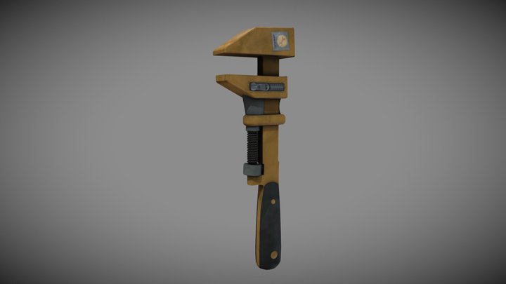 [TF2] Rugged Canvas Wrench 3D Model