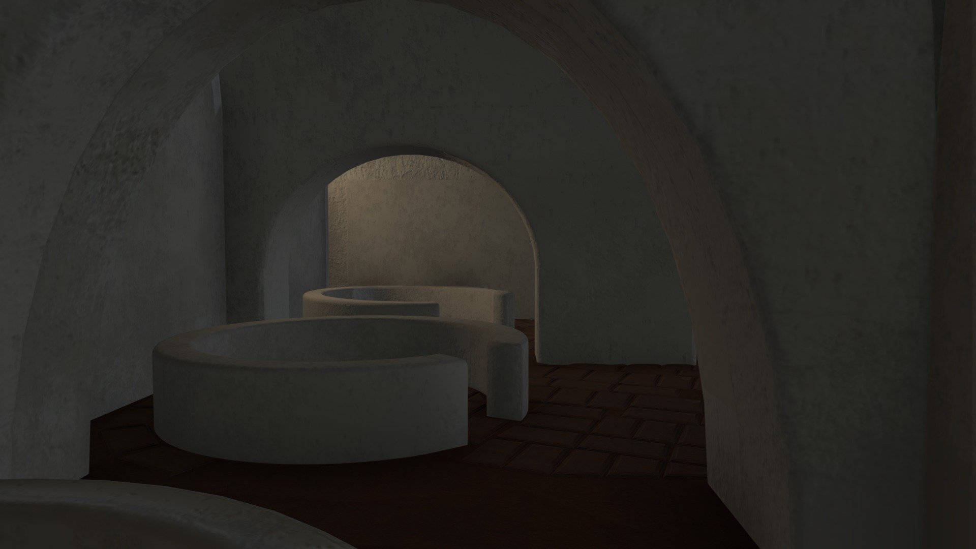 Refektarz - wnętrze/ Refectory - interior — Sketchfab embed 3D viewer