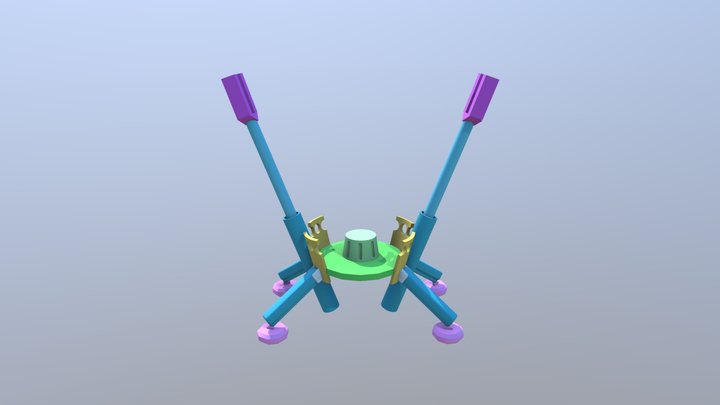 monster hunter world meat burner 3D Model