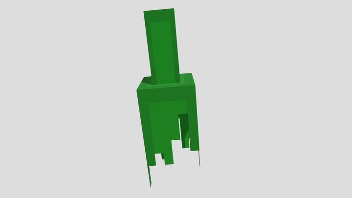 Бутылка разбитая 3D Model