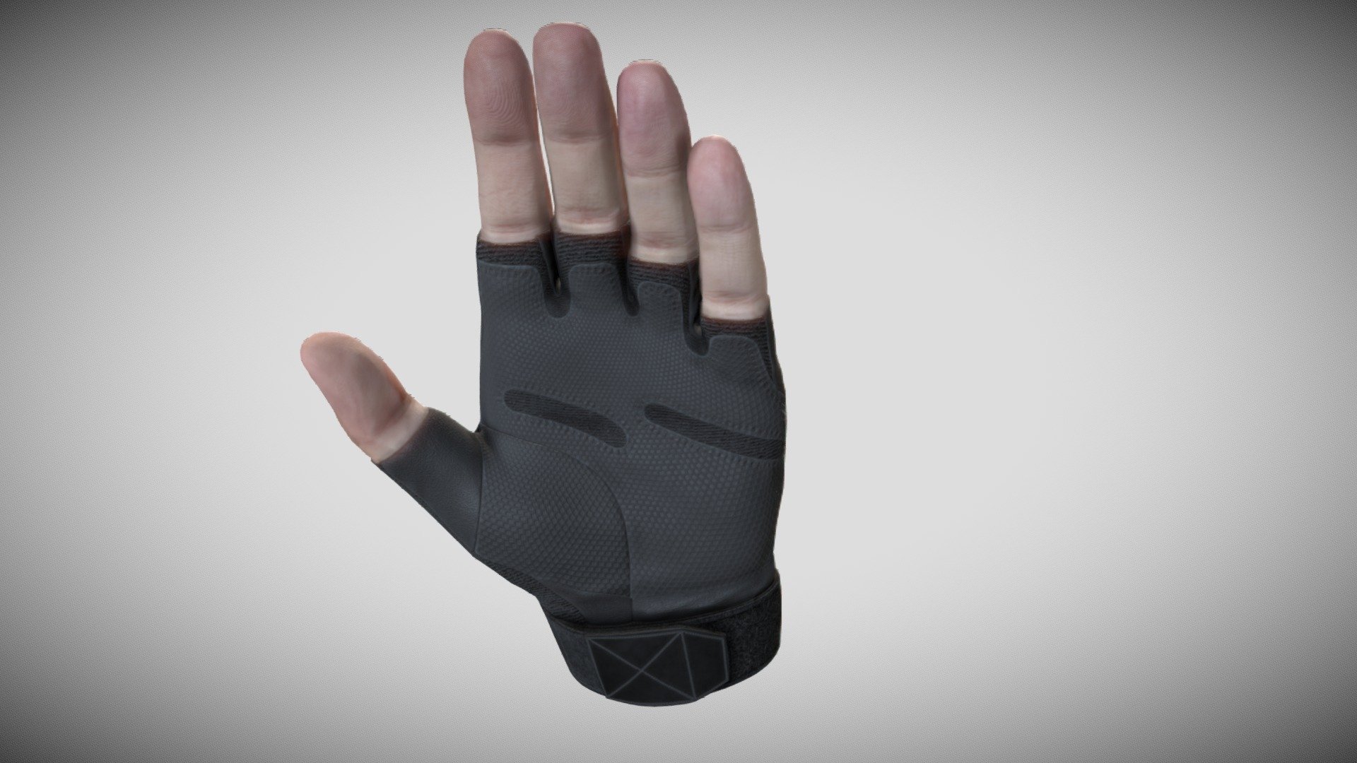 3D model MILITARY Game Ready Mechanix Gloves VR / AR / low-poly