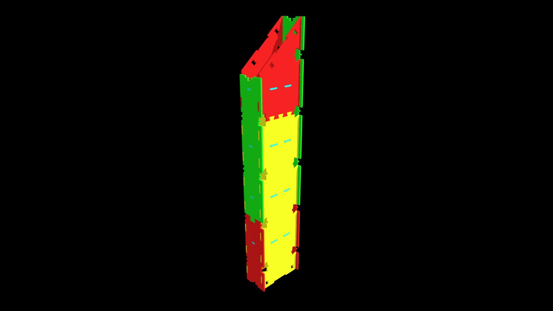 Wall G1 (edited for 4mm MDF laser model)