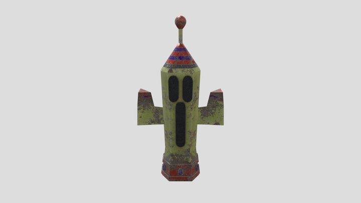 Post-Apocalyptic Nebuloid 3D Model