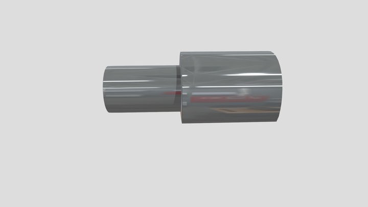 Exhaust from Mitsubishi Lancer VIII 3D Model