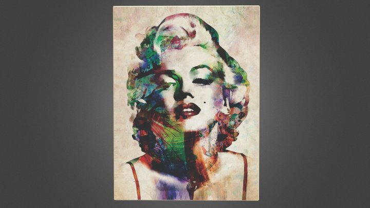 POSTOBOY 18x24 Marilyn Tompsett 3D Model