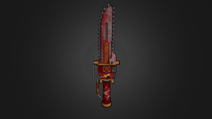 The Legion Ripper - Fallout Borderlands Style 3D Model