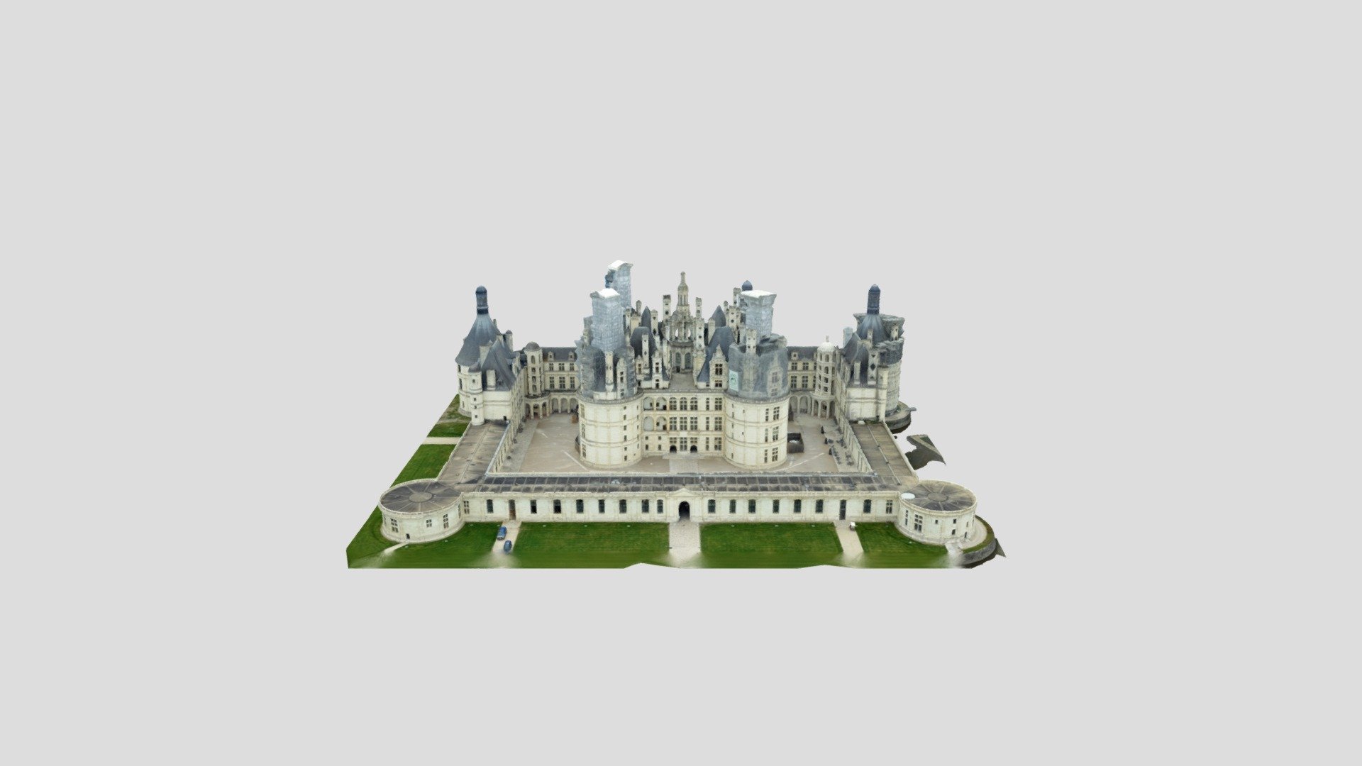 Château de Chambord 3D model by Lab3D [00e437f] Sketchfab