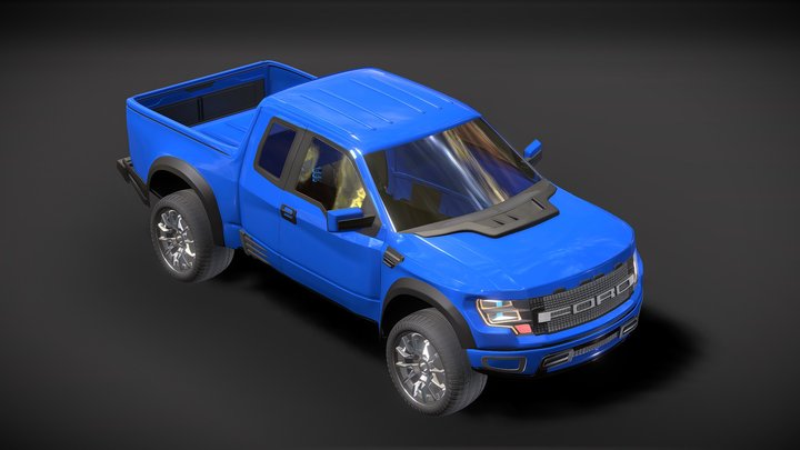 Ford Raptor F-150 3D Model