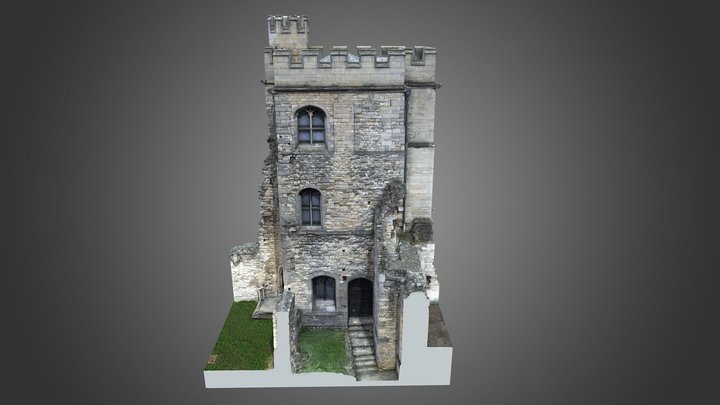 Lincoln Bishops' Palace, Alnwick Tower 3D Model