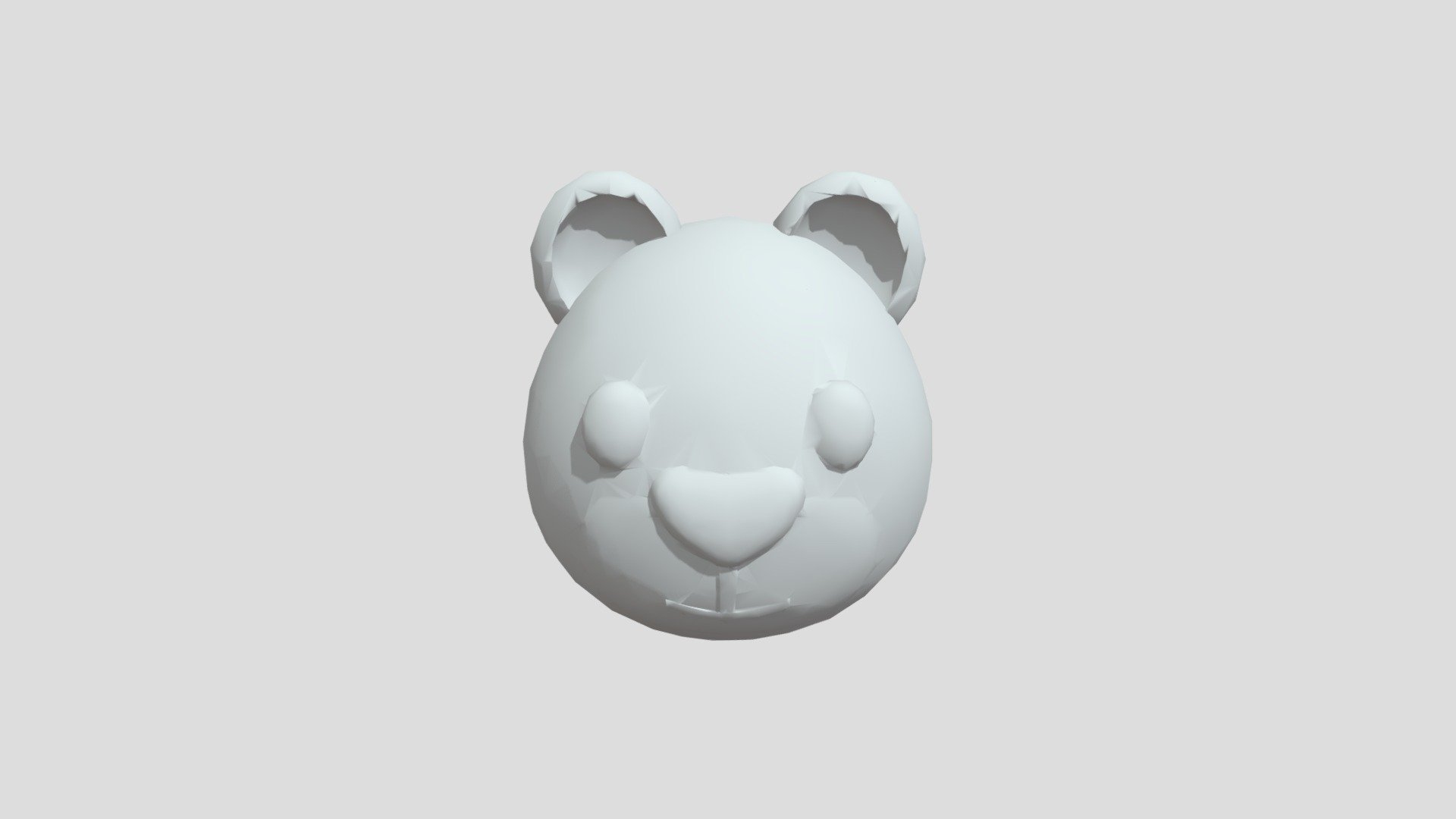 Bear Head Hair Pin