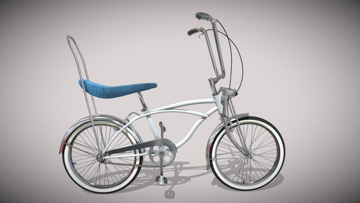 Detailed Retro Bicycle | Old School Cruiser Bike 3D Model