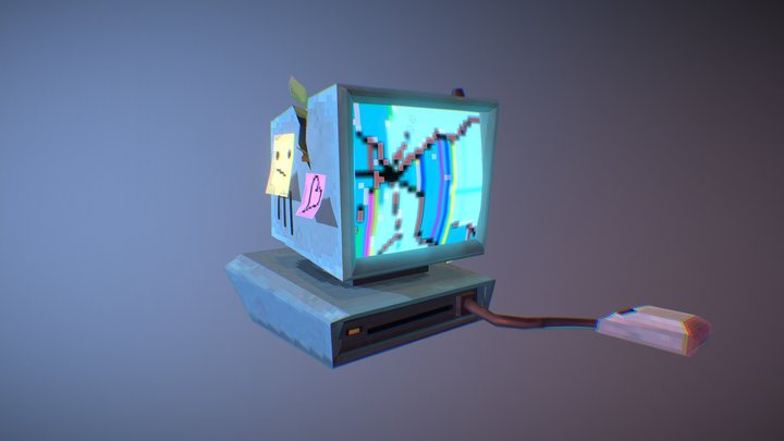 Overgrown Terminal 3D Model