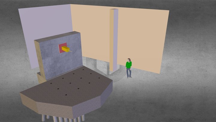 Muro de carga - Implantación LAME 3D Model