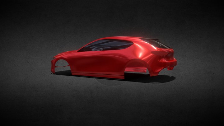 Mazda 3 WIP 3D Model