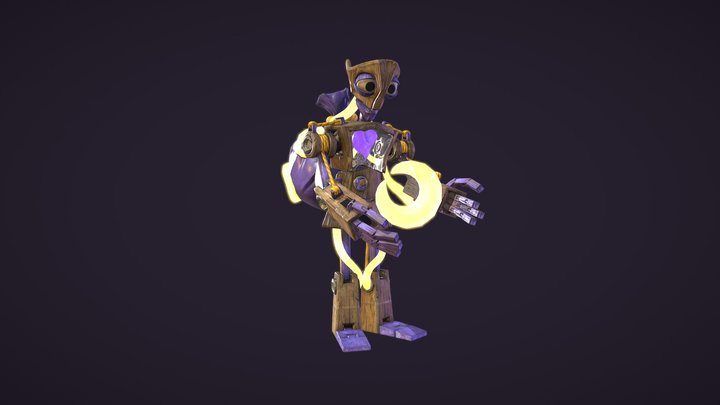 Wood Animatronic 3D Model
