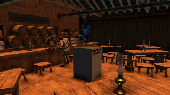 David Vs The Dragon World (Senior Thesis) 3D Model