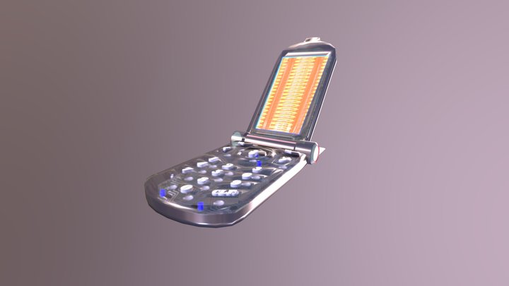Foldable vintage cellphone