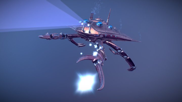 Mechanical crab 3D Model