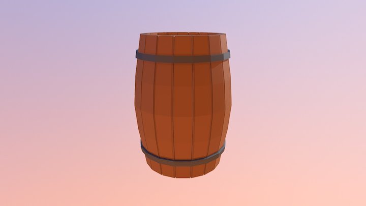 Barrel 3D Model