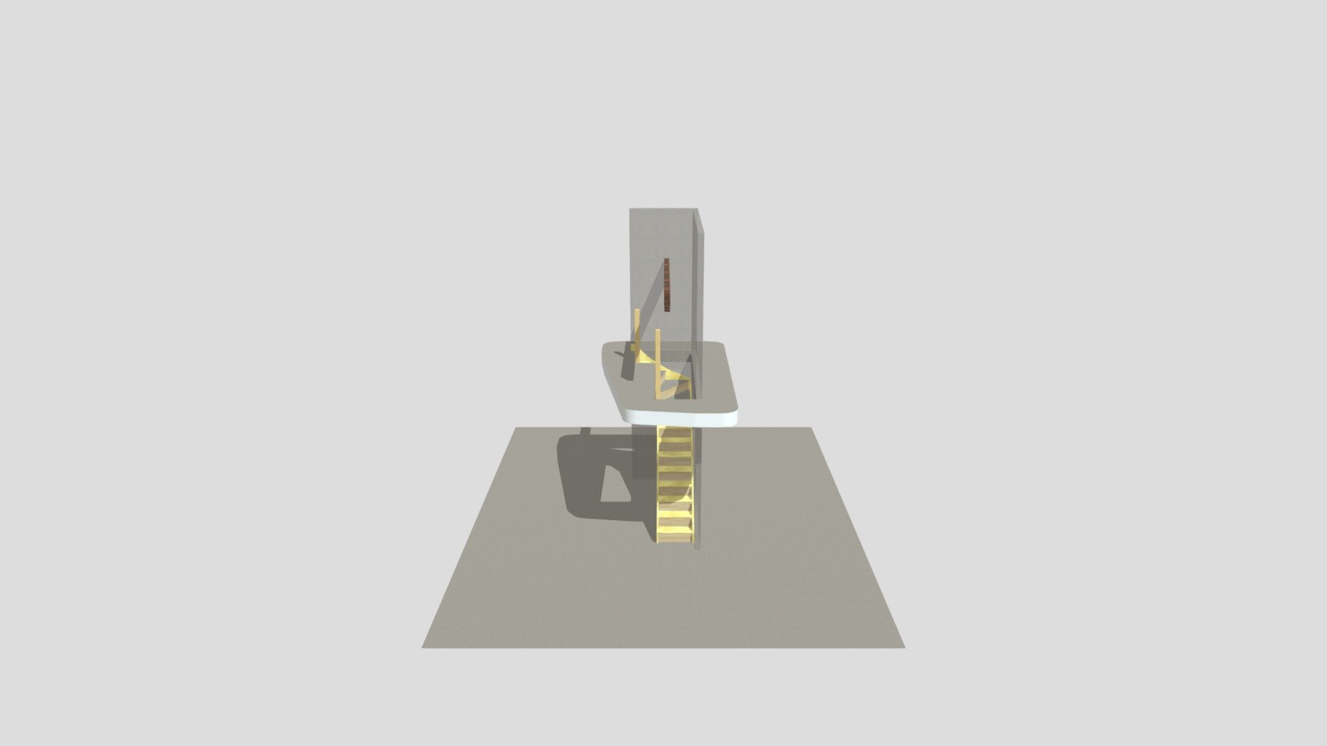 Builders_Alliance_Morse_St_Burnley 3D model by Alan Grice Staircase