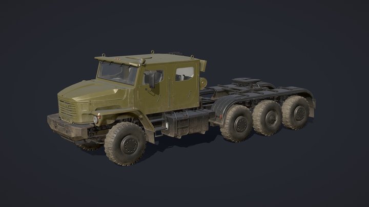 Ural-63708 3D Model