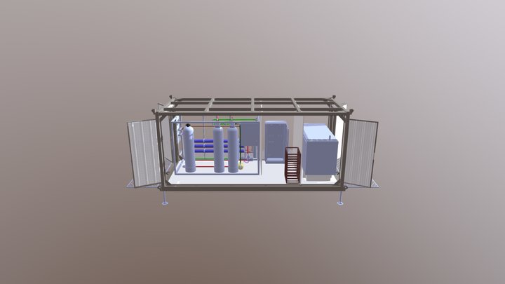 Contenedor Generador_3 3D Model