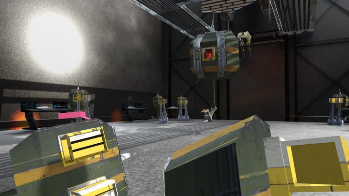 Warehouse 3D Model