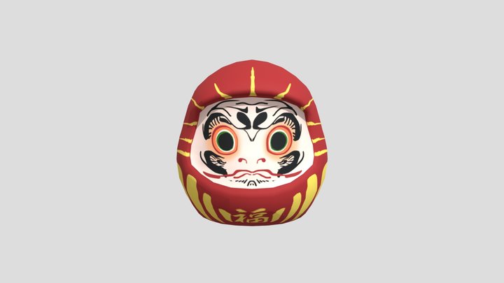 だるま 3D Model