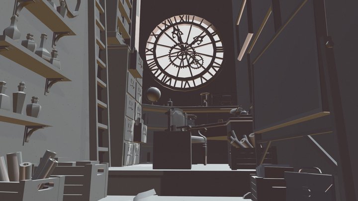 Detective's Corner 3D Model