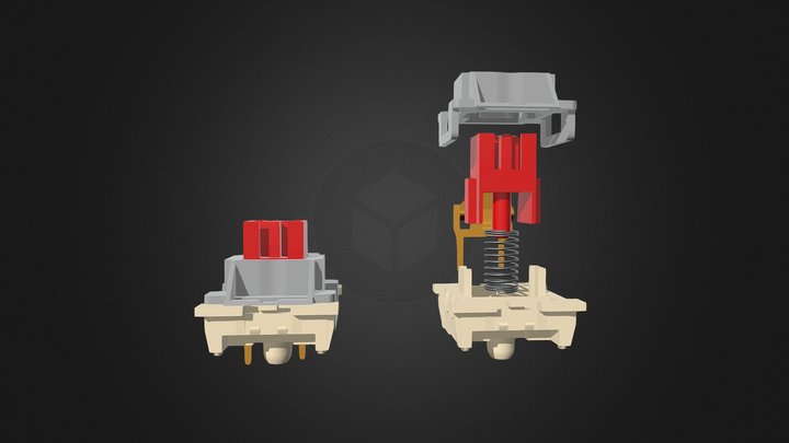 Red Switch (high-poly)