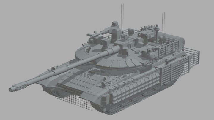 Obj.7611.33 Type-86 Kai II"Fukushima Sakura" 3D Model