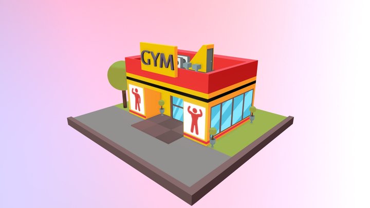 Isometric: Gym 3D Model