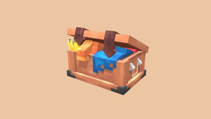 Cosmetic Crate - Sea of Thieves Inspired 3D Model