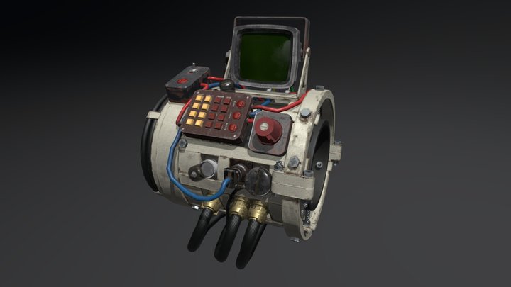pipboy_v1 unfinished 3D Model