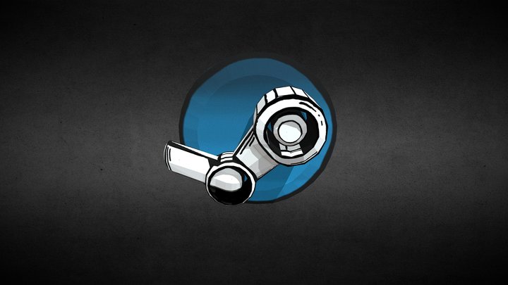 3D Steam Icon 3D Model
