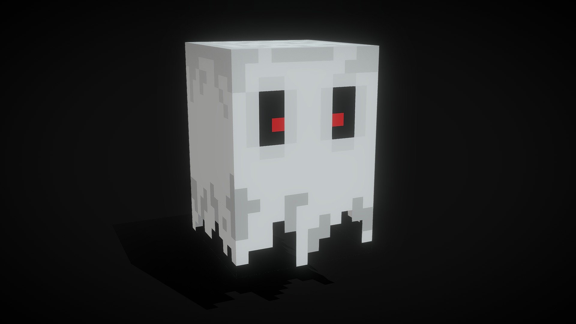 Minecraft Ghost - 3D model by PadawanAmy [00ef4b7] - Sketchfab