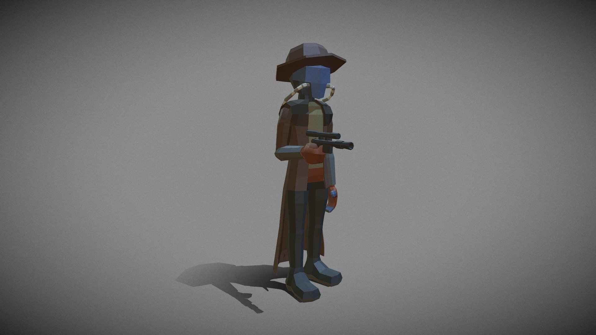 Star Wars Low Poly: Cad Bane