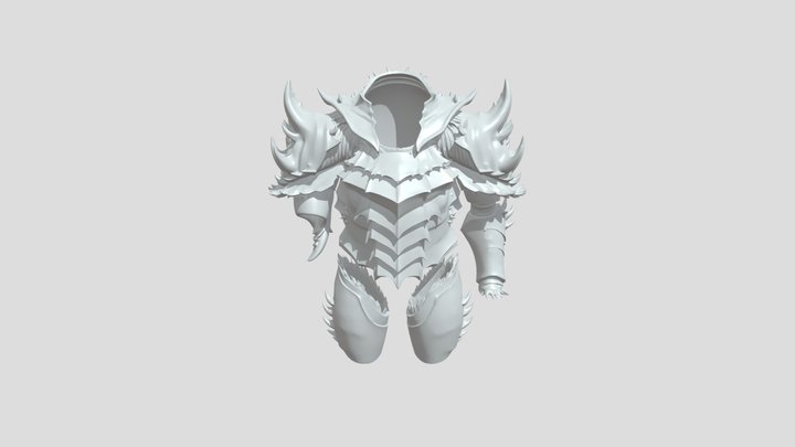 Fantasy armor set 3D Model
