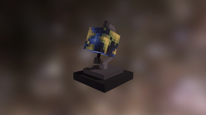 Minecraft Globus 3D Model