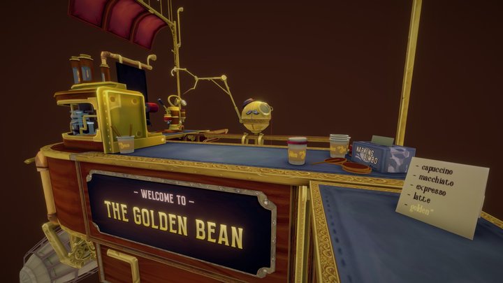 The Golden Bean 3D Model