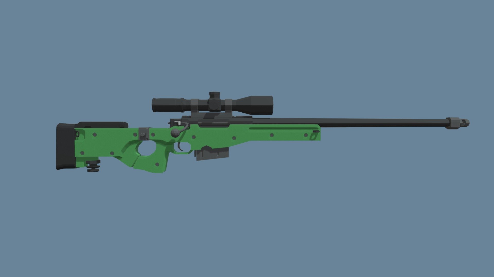 AWM (Low-Poly) - Download Free 3D model by GoldbergR [00f1e5c] - Sketchfab