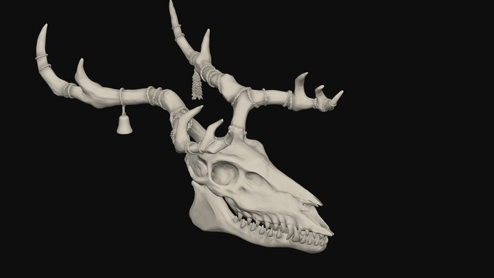 Skully Friend 3D Model